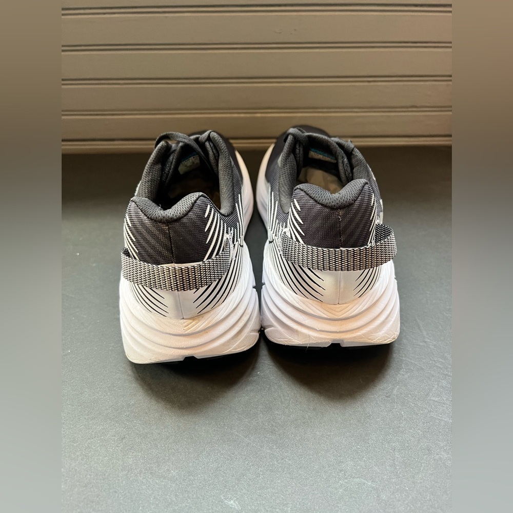 Hoka one one Men's rincon 2 Black and White Athletic Shoes size 11.5 - Picture 5 of 9